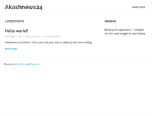 Tablet Screenshot of akashnews24.com